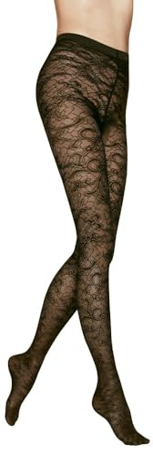 Solidea Tights Rachel Lace Color Black Size 70 3-ML