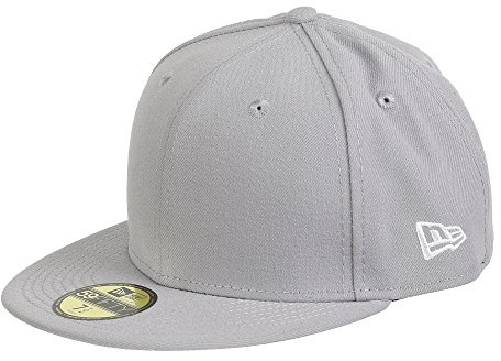 New Era - 59fifty Basecap - Blank - Grey - 7 3/8-59cm (L)