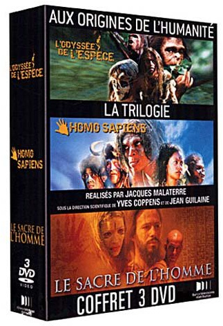 Coffret aux origines de l'humanité : l'odyssée de l'espece ; homo sapiens ; le sacre de l'homme