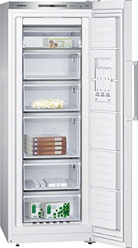 Siemens Congélateur GS29NAW30 iQ500 - A++ - Congélateur : 195 l - Blanc - Super Freezing - BigBox - EcoPlus