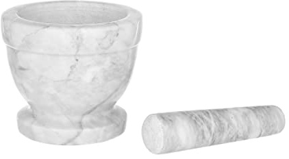 Kaufgut Marmor-Mörser 041206, 13 cm, groß