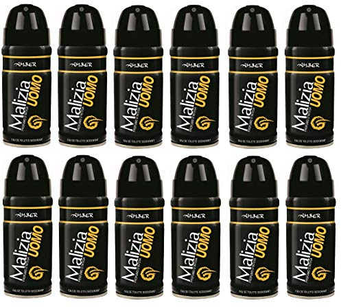 MALIZIA UOMO AMBER deodorant 12x 150ml