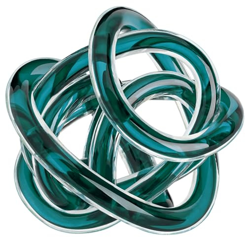 Torre & Tagus 901747b Orbit Glas Decor Ball groß – Blaugrün
