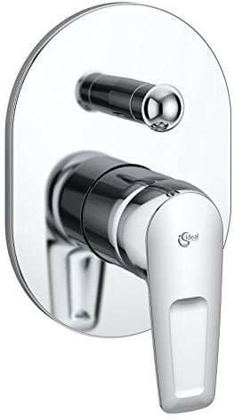 Einhebelmischer für Bad/Dusche, Ideal Standard Ceramix Blue, A5662AA, Nummer 2, Chrom