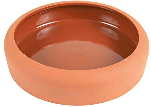 Trixie Bol Céramique Bord Arrondi 125 ML Terre Cuite