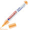 edding 4500 Textilmarker - hell-orange - 1 Stift - Rundspitze 2-3 mm - Textilstifte waschmaschinenfest (60 °C) zum Stoff bemalen - Stoffmalstift