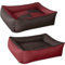 BedDog Max Quattro 2en1, Rouge/Brun, XXXL env. 150x110 cm,Panier Corbeille, lit pour Chien, Coussin de Chien