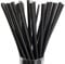 LUXENTU Lot de 1000 pailles en papier - 100, 300, 500 ou 1000 pièces - Noir - Jumbo