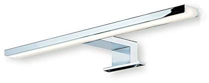 SO-TECH® LED Spiegelleuchte Anbauleuchte Leuchte AALTO Aluminium Stahl chrom poliert | Länge 300 mm | Badleuchte | neutralweiß 4000 K | IP44 geprüft | 5W | 230V