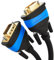 KabelDirekt – 5m – VGA Monitor Kabel für maximale Bildqualität durch hochreine Kupferleitungen (Full HD, VGA-Stecker auf Stecker, verbindet PC mit Bildschirm/Beamer/Projektor, D-Sub 15, schwarz)
