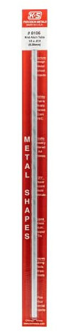 K&S Precision Metals Round Aluminum Tube 8106 – 1/4 OD x 0.014 Wall x 12 Long – DIY Crafts, Model Building, Home Projects, Made in USA, 1 Tube