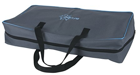 Bo-Camp Polyester-Aufbewahrungstasche für Gaskocher, Grau und Schwarz, 50 x 30 x 8 cm, Nicht zutreffend