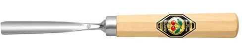 KIRSCHEN Werkzeuge 3208010 | Kerbschnitzbeitel mit Weißbuchenheft Stich 8, gerade & mittlerer Höhlung - 10mm