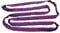 Kerbl Rundschlinge (Umfang 2 m, Farbe violett, Zugkraft direkt 1000 kg/umgelegt 2000 kg, Transporthilfe für Holz, Hebeschlinge, Schlupf) 37712