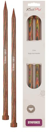 KnitPro Symfonie Single Pointed Needles 12 (30cm) | 12.00mm