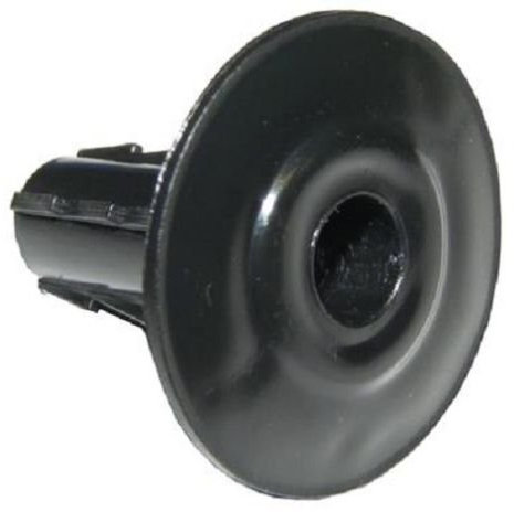 electrosmart Pack of 12 Single Black Feed-Thru Cable Wall Entry Grommets - Suitable for most RG6 / WF100 Cable