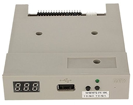 Gotek 3.5 SFRM72-FU-DL Floppy Drive USB Emulator for 720KB Electronic Organ