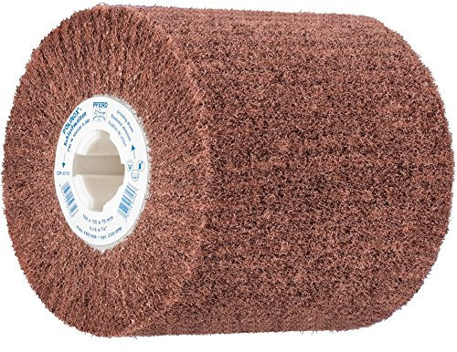 PFERD POLINOX Schleifwalze PNL | 100 x 100 mm, Keilnut 19 mm, Korund A280 | 44641028 – für Feinschliff & Finish