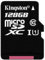 Kingston SDCX10/128GB Carte micro SDHC/SDXC Classe 10 UHS-I de 128Go vitesse minimum de 10MB/s avec adaptateur SD