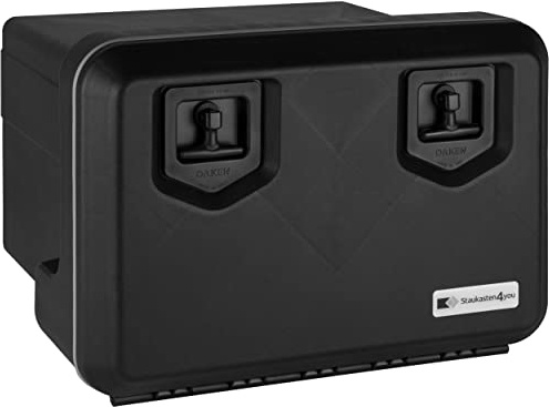 LKW Staukasten aus Kunststoff 630x450x480 mm, 77,5 ltr, Edelstahlhaus Werkzeugkasten, Staubox, Unterflurkasten
