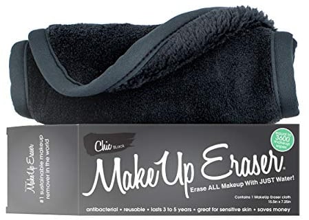 Makeup Eraser The Original entfernt mühelos sämtliches Make-up nur mit Wasser, einschließlich wasserfester Wimperntusche, Eyeliner, Grundierung, Lippenstift und mehr