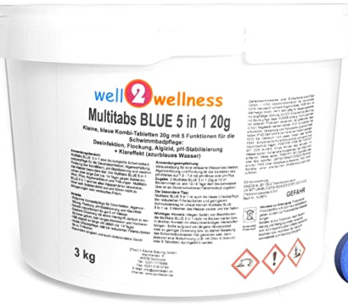Chlor Multitabs Blue 5 in 1 20g / kleine Blaue Multitabs 5 in 1 a 20g - 3,0 kg