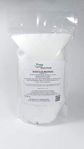 Nitrate de magnésium 1 kg. Correcteur de feuilles jaunes. Chlorose. Engrais de vigne