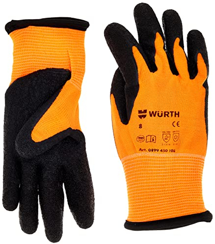 Würth 0899450109 Gepolsterter Handschuh, Gelb