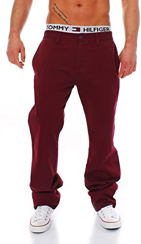Big Seven Evan Chino Pant Regular Fit Herren Hose, Hosengröße:W50/L34, Farbe:Wine Red