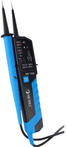 Metrel MD 1060 Non-Contact Voltage Tester 2-Pole 12 – 690 V AC/DC LED CAT III 1000 V CAT IV 600 V Calibrated