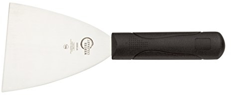 Mercer Culinary Millennia Grill Scraper, 4 Inch x 4-1/2 Inch Blade, Black Handle