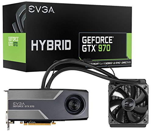 eVGA GTX GTX 970 SuperClocked Carte Graphique DVI-I, DVI-D, HDMI, DP SLI prêt à Cartes Graphiques GTX 970 Hybrid