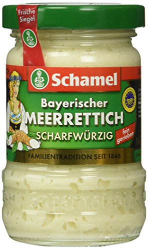 Schamel Meerrettich Scharfwürzig 12er Pack; 12 x145g-Glas