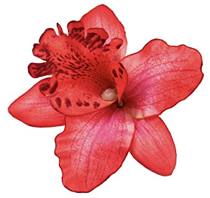 Diawell Orchidee Haarblume Haarclip Haarspange Blume Blüte Ansteckblume Haarschmuck
