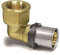 Pipetec Pressfitting Winkel Übergang 26x3 mm 1 Zoll Innengewinde TH Kontur Verbundrohr, DVGW, TH-Profil