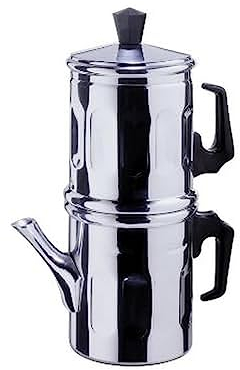Ilsa Cafetera Napolitana Diamante, Aluminio, Tazas 9, Capacidad 60 cl