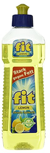 Fit Spülmittel Lemon mit frischem Zitronenduft, 500 ml