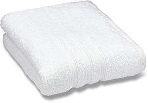 Catherine Lansfield Zero Twist Soft & Absorbent Cotton Bath Sheet White