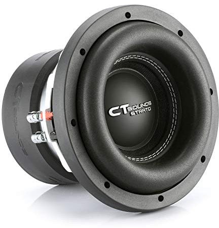 CT Sounds STRATO-8-D4 1200 Watts Max 8 Inch Car Subwoofer Dual 4 Ohm