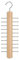Kitchencraft Percha Corbatas, Madera, Natural, 15x3x49 cm