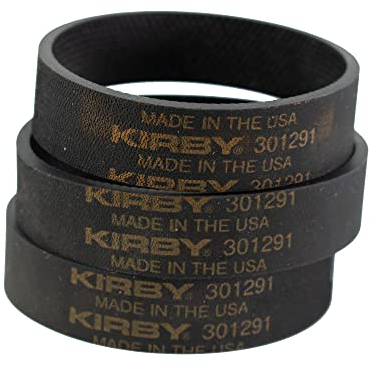 Cinghia di Trasmissione per Aspirapolvere Kirby a Coste - Compatibile Con Tutti Gli Aspirapolvere Verticali dal 1960 a Oggi - Numero 301291 - Confezione da 3 Pezzi