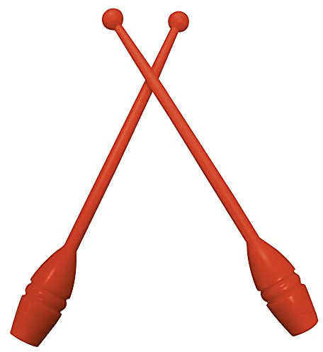 Grevinga® Gym Wettkampf-Gymnastikkeule FIG (rot) (2er-Pack)