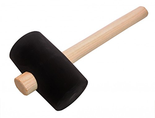 Gummihammer 75 mm Schonhammer Pflasterhammer Pflaster Stein Hammer aus Gummi zäh