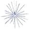120 LED Meteor Stern Leuchtfarbe weiß Ø 60 cm für Innen und Außen mit Trafo Timer Weihnachtsstern zum Aufhängen Dekostern Weihnachtsdeko