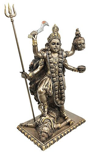 AtlanticCollectibles Hindu Göttin der Zeit und Tod Kali bhavatārini Figur Eastern Erleuchtung Skulptur