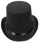 Black Felt Victorian Fancy Dress Top Hat