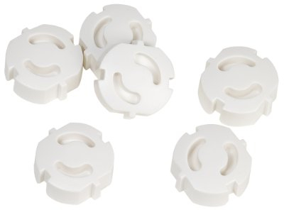 Vivanco KSS 6er Pack Kinder-Schutzkappenset für Schutzkontakt Dose weiß