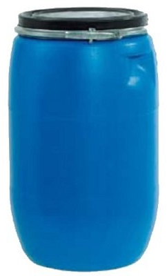 HELGUEFER - Bidon 120L Azul con Cierre Ballesta | Garrafa Plastico PEHD | Uso Alimentario y ADR | Bidón de Agua Óptimo, Fácil de Usar, Cierre Hermético | Garrafa Resistente y Apilable