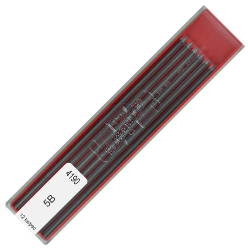 Bleistiftminen - 2 mm - Bleistift Minen - 5B - KOH-I-NOOR Graphitminen