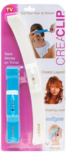 Creaproducts Ycreaclip Barrettes pour se couper les cheveux soi-même - Accessoire pour coupe de cheveux - Barrette - Unité (Lot de 1) - Unisex - Enfant et Adulte